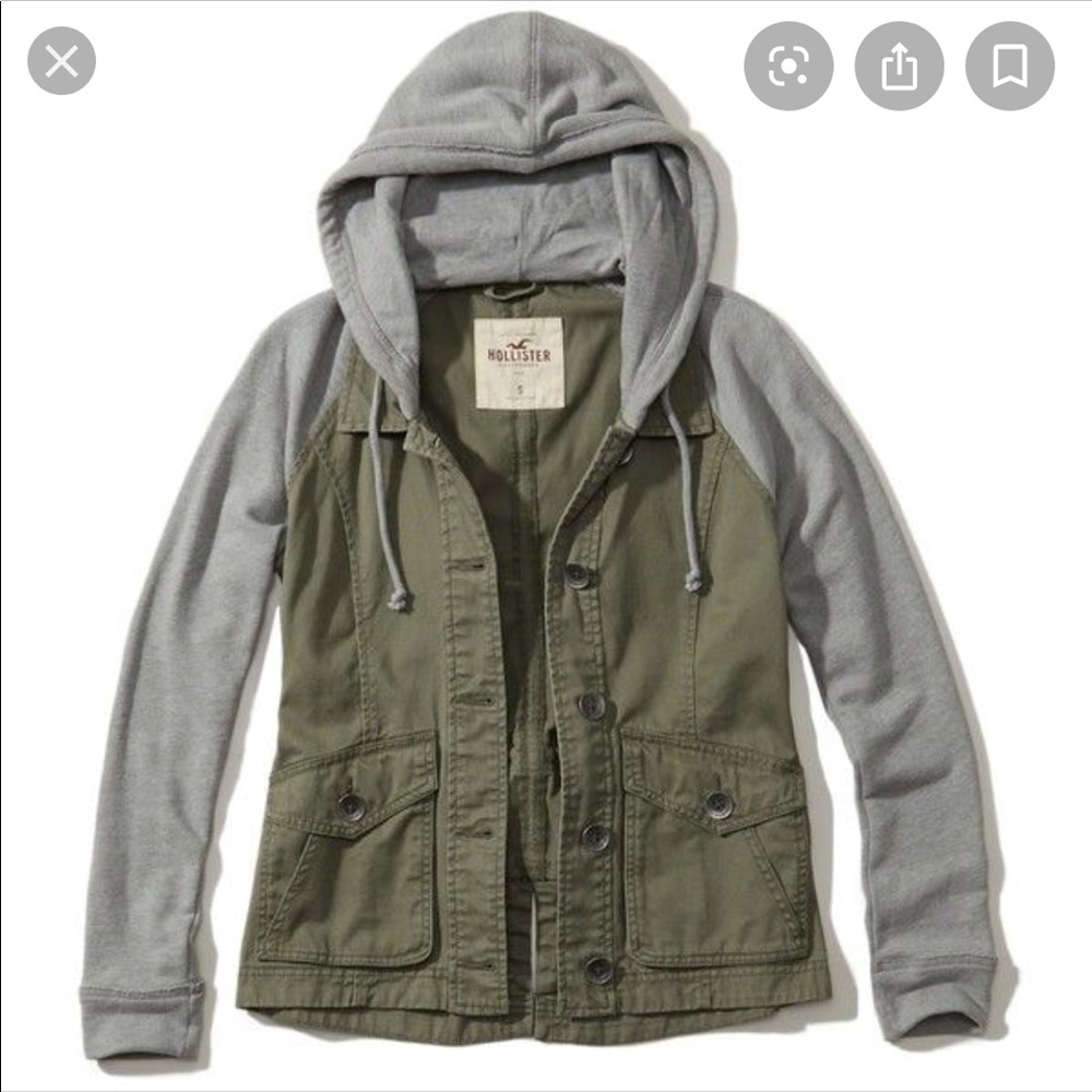Hollister Utility Jacket (worn once!)